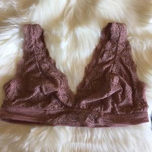 Pink bralette plus size